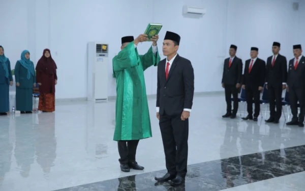 Thumbnail Berita - Bukit Buchori Siagian Resmi Jabat Kepala Pelaksana BPBD Asahan