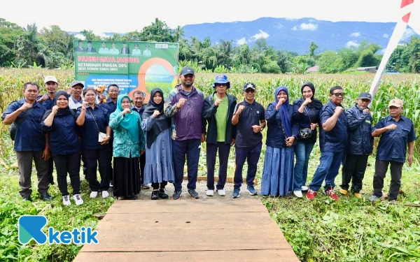 Thumbnail Berita - Desa Tomori Jadi yang Pertama di Halmahera Selatan Gelar Panen Raya Jagung