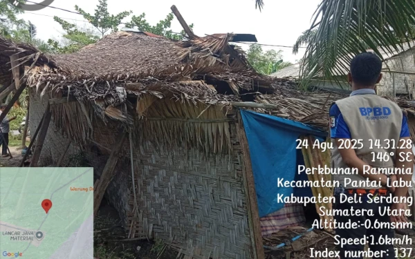 Thumbnail Berita - Bencana Alam Terjadi di Beberapa Wilayah Sumut, BNPB Imbau Warga Waspada