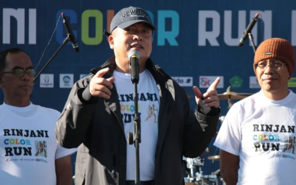 Thumbnail Berita - CATAT! Gubernur NTB Gaungkan Rinjani Color Run Jadi Even Tahunan Andalan