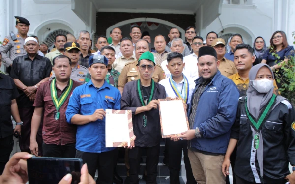 Thumbnail Berita - Bupati Asahan dan Forkopimda Komitmen Jaga Ruang Demokrasi