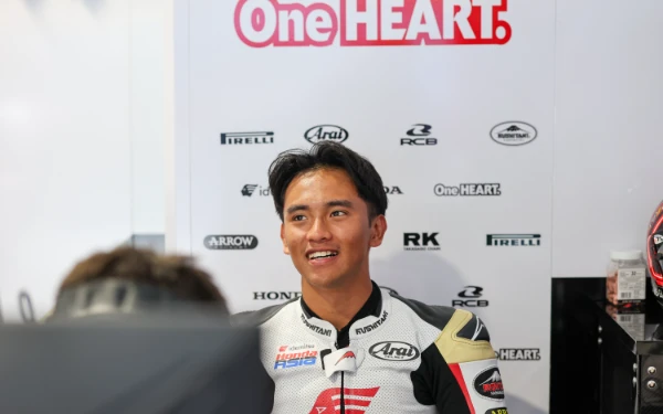 Thumbnail Berita - Comeback, Mario Aji Langsung Catatkan Waktu Lebih Baik dari Rekan Setim di FP1 GP Catalunya