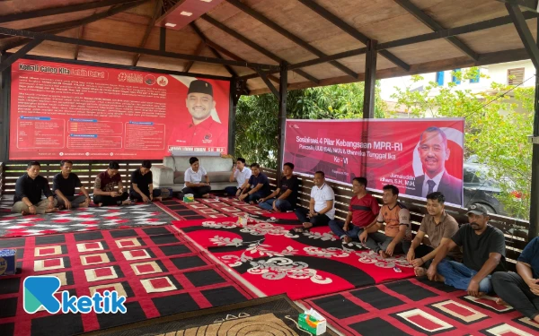 Thumbnail Berita - Jamaluddin Idham Tanamkan Empat Pilar, Warga Nagan Raya Tergerak Cinta Tanah Air