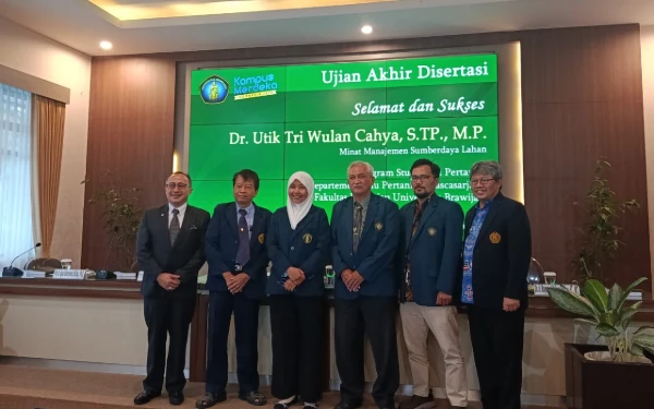 Thumbnail Berita - Utik Tri Wulan, Dosen Unitri Raih Gelar Doktor Berkat Riset Ancaman Krisis Air di Kota Batu