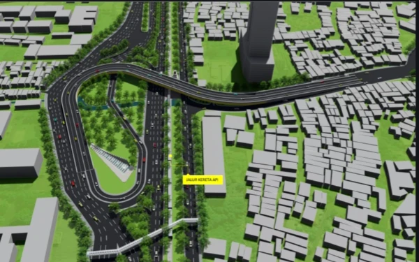 Thumbnail Berita - Grand Design Flyover Taman Pelangi Surabaya, Atasi Kemacetan di Titik Padat Kota