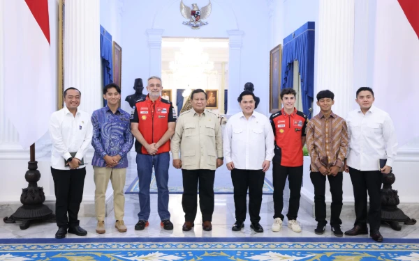 Thumbnail MotoGP seri Indonesia bakal berlangsung 3-5 Oktober di Sirkuit Mandalika, Lombok Tengah, Nusa Tenggara Barat. (Foto: BPMI Setpres)