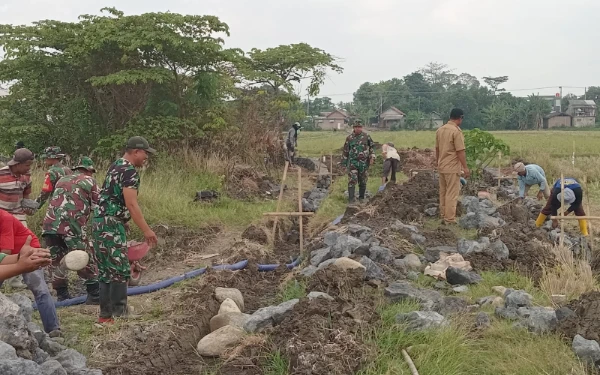 Thumbnail Berita - Pra TMMD Tahap IV, Kodim Pemalang Mulai Bangun Infrastruktur di Sukorejo Ulujami