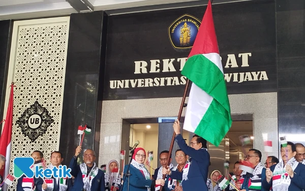 Thumbnail Berita - Bendera Palestina - Indonesia Berkibar di Setiap Sudut Universitas Brawijaya, Bukti Dukungan Kemerdekaan
