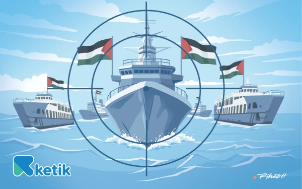 Thumbnail Berita - Israel Serang Armada Bantuan Internasional ke Gaza, Ratusan Aktivis Ditahan