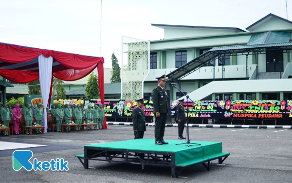 Thumbnail Berita - Kodim 0104/Aceh Timur Gelar Upacara HUT Ke-80 TNI Penuh Khidmat dan Kebersamaan