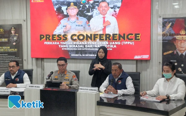 Thumbnail Berita - Ditresnarkoba Polda Jatim Mulai Jerat TPPU Bandar Narkoba