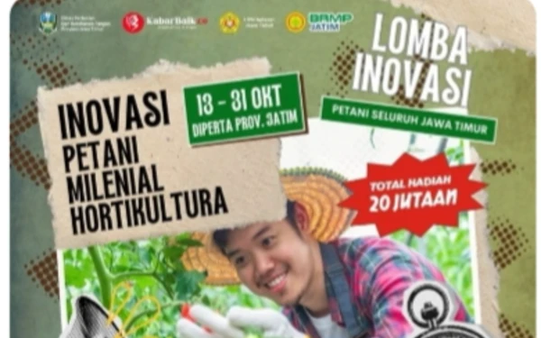 Thumbnail Berita - HKTI Merapat! Pemprov Jatim Gelar Lomba Inovasi Petani Milenial Holtikultura 2025