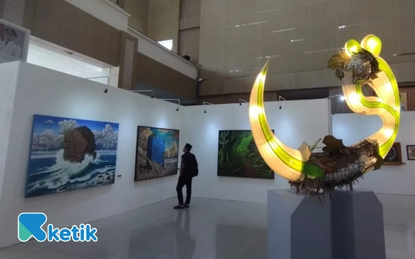 Thumbnail Berita - 31 Seniman Ikut Andil dalam Pameran Nasional Seni Rupa Kaligrafi di Kota Batu
