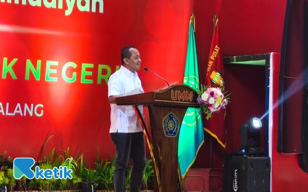 Thumbnail Berita - Menteri Bahlil Diteriaki Hoaks Saat Jelaskan Etanol di Hadapan Mahasiswa UMM