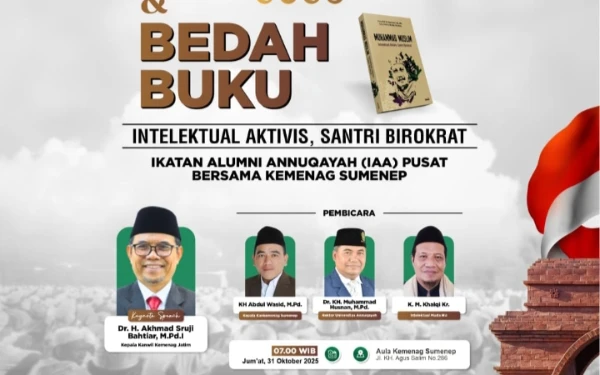 Thumbnail Berita - Peringati Hari Santri, IAA Pusat dan Kemenag Sumenep Bedah Buku Santri Birokrat