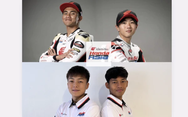 Thumbnail Berita - Honda Team Asia Resmi Umumkan Skuad Moto2 dan Moto3 2026, Mario Aji Bertahan, Veda Ega Masuk!