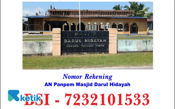 Thumbnail Berita - Renovasi Masjid Darul Hidayah di Aceh Singkil Dimulai, Panitia Ajak Umat Berinfaq