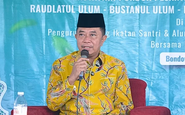 Thumbnail Berita - Bupati Bondowoso Hadiri Haul Masyayikh Ponpes Sumberwringin, Ajak Santri Teladani Perjuangan Ulama