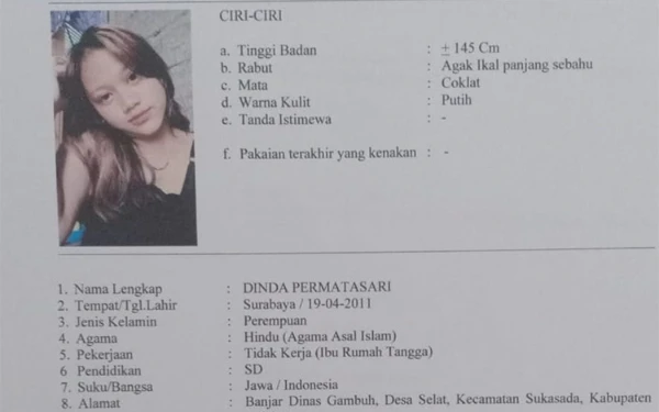 Thumbnail Berita - Remaja 14 Tahun di Buleleng Pergi dari Rumah Bersama Bayinya, Orang Tua Lapor Polisi