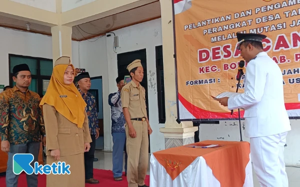 Thumbnail Berita - Dua Perangkat Baru Dilantik, Kades Cangak Harap Pelayanan Masyarakat Semakin Optimal