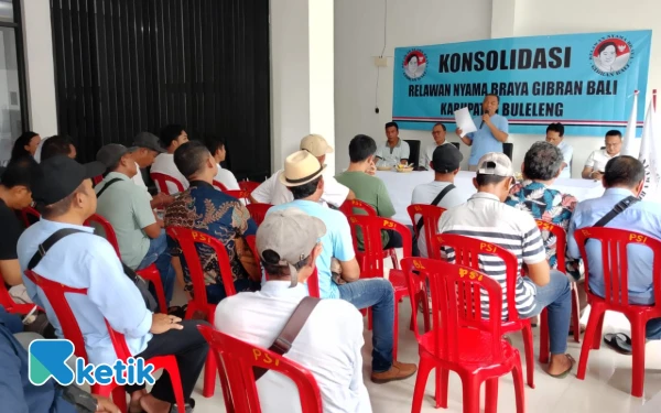 Thumbnail Berita - Menyasar Buleleng, Relawan Gibran Bali Lakukan Konsolidasi Organisasi