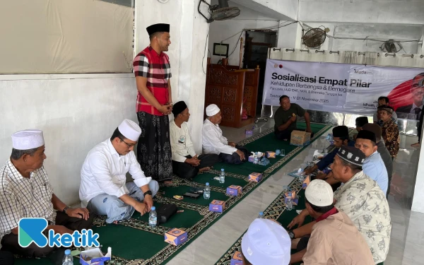 Jamaluddin Idham Sosialisasi Empat Pilar Kebangsaan di Pesantren Tauhid Irfani