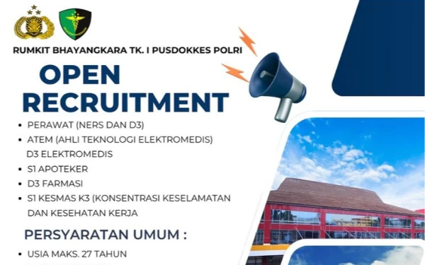 Thumbnail Berita - RS Polri Kramat Jati Buka Lowongan Pekerjaan, Ini Informasinya!