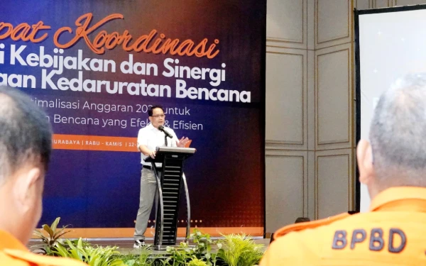 Thumbnail Berita - Sekdaprov Jatim Ajak Daerah Perkuat Sinergi, Optimalkan Kelola Anggaran Hadapi Bencana