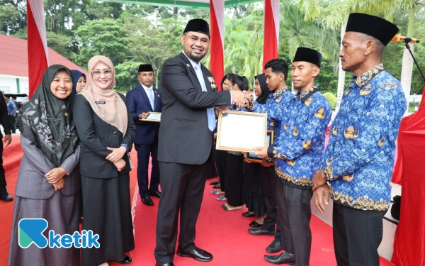 Thumbnail Berita - [FOTO] Rangkaian Upacara HKN di Halmahera Selatan 2025