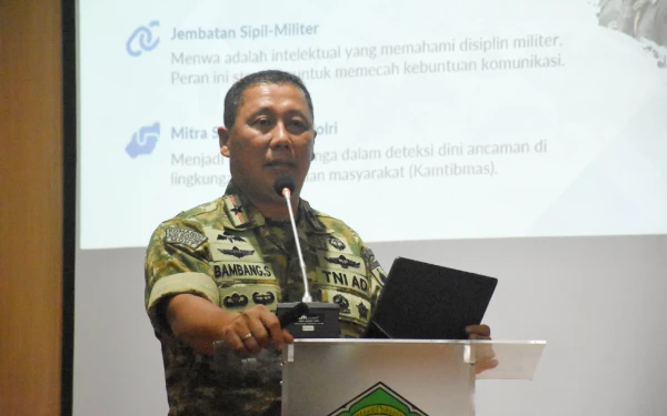 Thumbnail Berita - DIY Hadapi Ancaman Multidimensi, Danrem 072 Ajak Mahasiswa Tingkatkan Kesiapsiagaan