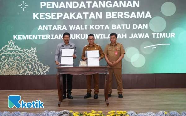 Thumbnail Berita - Pemerintah Kota Batu dan Kemenkumham Jatim Sepakati Penguatan HKI