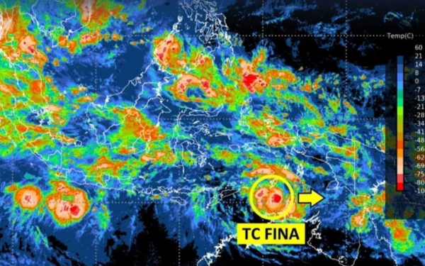 Thumbnail Berita - BMKG: Siklon Tropis FINA Terbentuk, Cuaca Ekstrem Ancam Wilayah Timur Indonesia