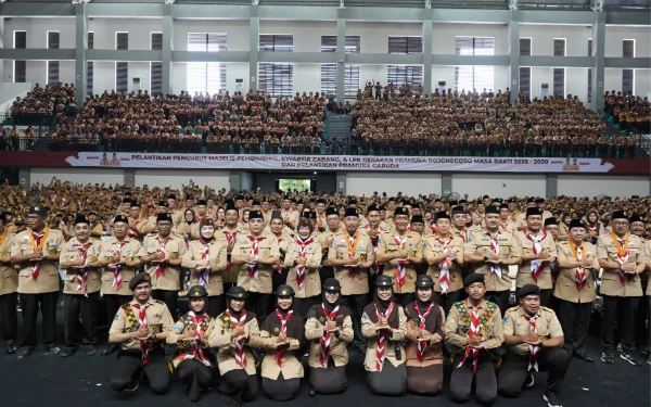 Thumbnail Berita - Pramuka Kwarda Jatim Lantik Bupati Bojonegoro Jadi Kamabicab