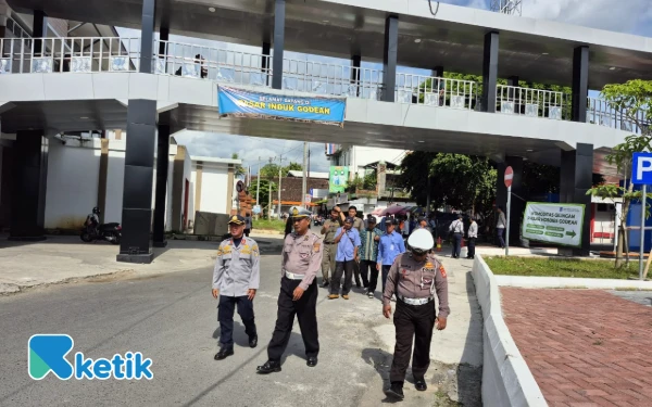 Thumbnail Berita - Dishub Sleman Tertibkan Parkir Liar di Sekitar Pasar Godean