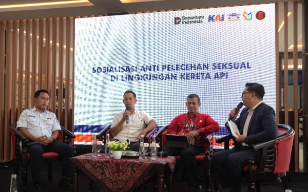 Thumbnail Berita - KAI Daop 7 Madiun Ajak Masyarakat Sosialisasikan Gerakan Anti-Pelecehan Seksual di Kereta Api