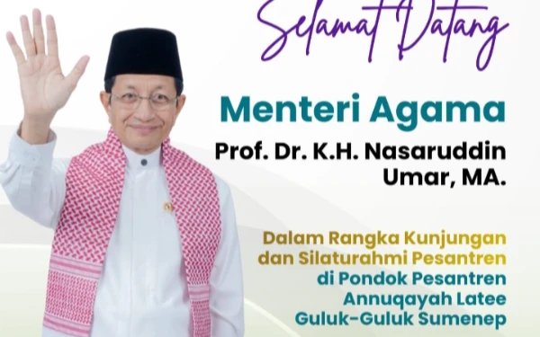 Thumbnail Berita - Kunjungi Pesantren Annuqayah Latee, Menteri Agama Nasaruddin Umar Dapat Sambutan Hangat