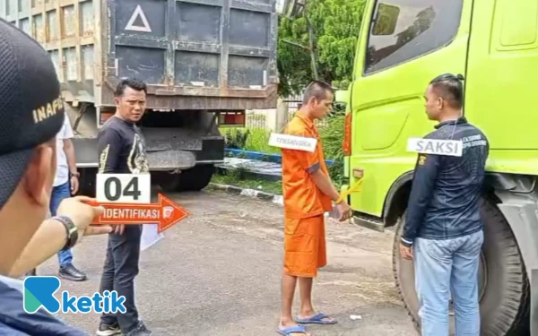 Thumbnail Berita - Polres Ogan Ilir Peragakan 42 Adegan Pembunuhan Sopir Tronton