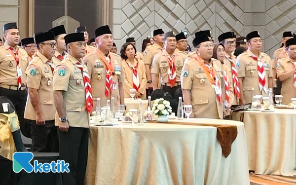 Thumbnail Berita - Musda Gerakan Pramuka 2025, Arum Sabil Fokus Latih Keterampilan Anak-Anak