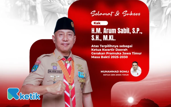 Thumbnail Berita - Arum Sabil Kembali Terpilih Pimpin Pramuka Jatim, Tokoh Muda GEN Beri Selamat dan Dorong Sinergi