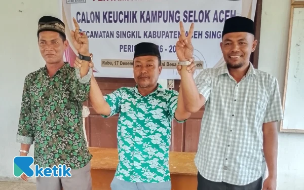 Thumbnail Berita - Dua Calon Geuchiek Selok Aceh Adu Visi Misi Raih Simpati Warga