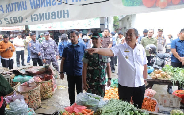 Thumbnail Berita - Jelang Nataru, Bupati Asahan Bersama Forkopimda Pantau Stok dan Harga Bahan Pokok