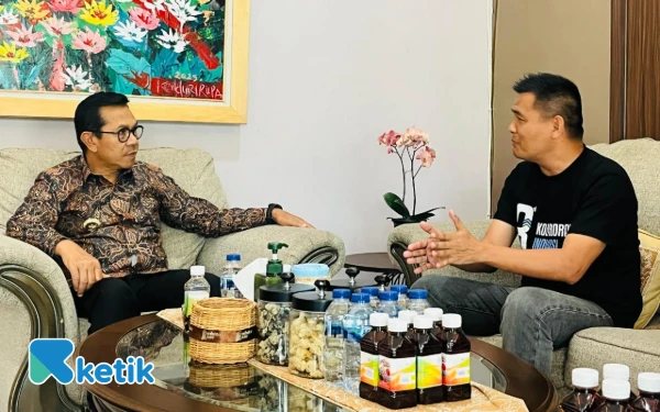 Thumbnail Berita - Terima Pimpinan Ketik.com, Cak Nur Ajak Kolaborasi Bangun Kota Batu Melesat