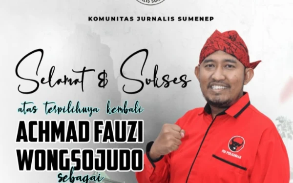Thumbnail Berita - Bupati Ach. Fauzi Wongsojudo Kembali Pimpin PDI Perjuangan Sumenep