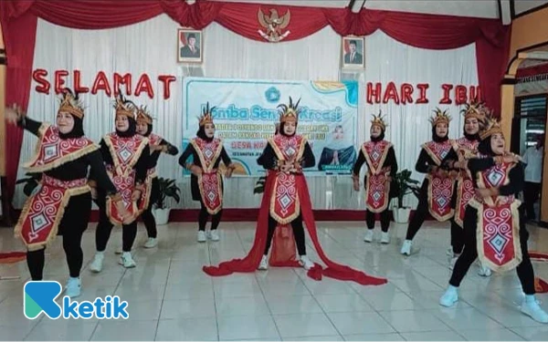 Thumbnail Berita - Peringati Hari Ibu, Tim Penggerak PKK Karangkemiri Cilacap Gelar Lomba Senam Kreasi