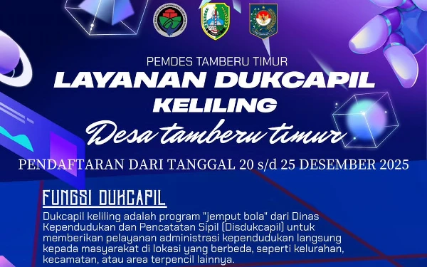 Thumbnail Berita - Mudahkan Warga, Pemdes Tamberu Timur Gelar Layanan Adminduk Keliling: Pendaftaran Dibuka Hingga 25 Desember