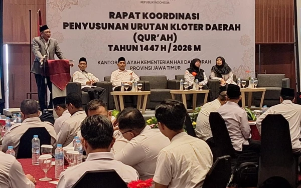 Thumbnail Berita - Kanwil Kemenhaj Jatim Umumkan Kloter 1 Haji 2026 Mulai dari Malang, Ini Daftar Lengkapnya