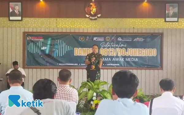 Thumbnail Berita - Kodim 0813 Bojonegoro Ajak Sinergi Insan Pers Kawal Program Strages Nasional KDKMP