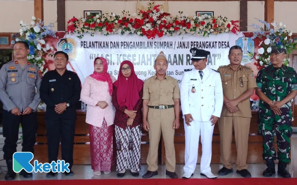 Thumbnail Berita - Pemdes Sambirobyong Lantik Kasi Kesra Baru, Abdul Ghofur Resmi Diambil Sumpah