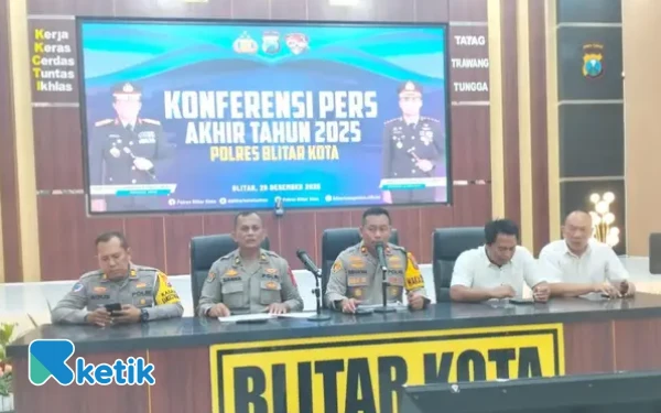 Thumbnail Berita - Polres Blitar Kota Tutup 2025 dengan Catatan Positif, Pengungkapan Kejahatan Tembus 95 Persen