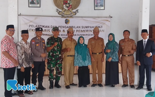 Thumbnail Berita - Pemdes Mirigambar Tulungagung Gelar Pelantikan Kasi-Sekdes Hasil Mutasi